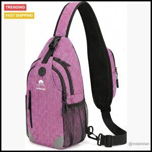 Water Resistant Sling Backpack with Padded Bottom Anti-Theft Daypack Tech Travel